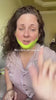 Woman wearing Cactox V-Lifting Mewing Band describing visible lifting effect and improved facial contour